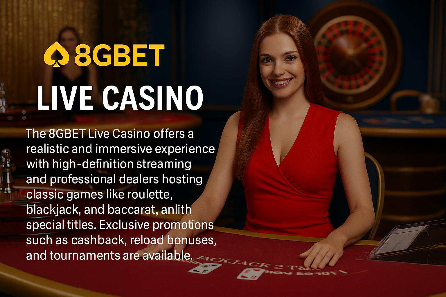 O 8GBET Live Casino lança promoções regularmente