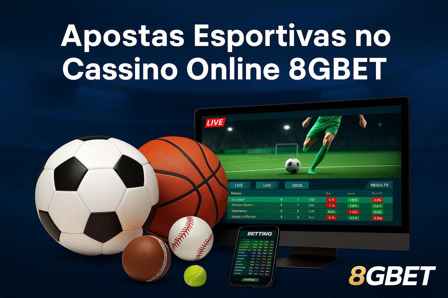 Aposte em apostas esportivas no cassino online 8GBET